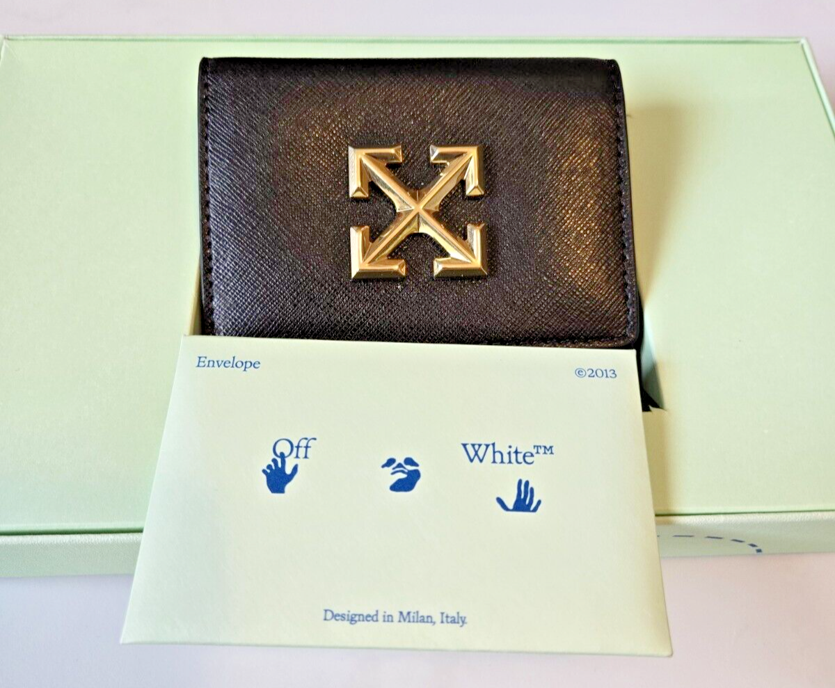 【Off-White】Jitney Arrows Wallet フラップウォレット Off-White】Jitney Arrows Wallet フラップウォレット (Off