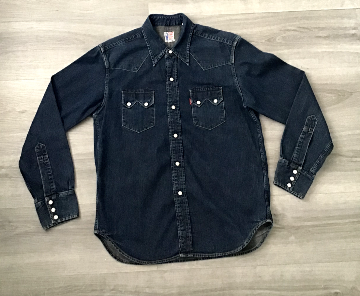 60's VINTAGE Levi's デニムシャツ　E 60~70's 