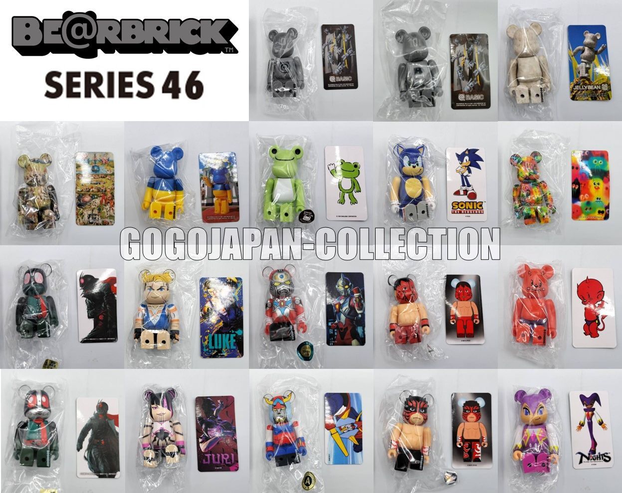 MEDICOM TOY BE@RBRICK Bearbrick SERIES 46 SINGLE FIGURE MEDICOM TOY BE@RBRICK Bearbrick SERIES 46 SINGLE FIGURE