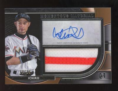 2021 Topps Museum Collection Ichiro 12/15 Auto Autograph Jersey Patch