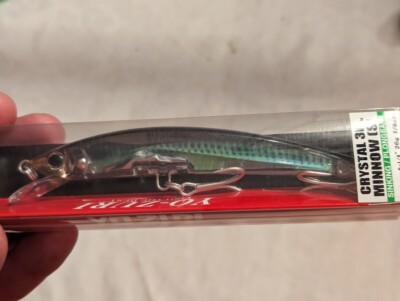 (LOT OF 1) YO-ZURI CRYSTAL 3D MINNOW. 130mm.   7/8oz.
