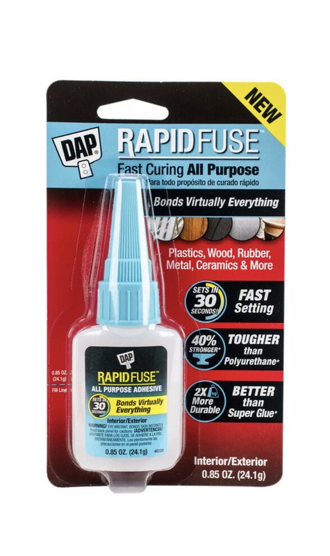 DAP Rapid Fuse All Purpose Glue - 0.85oz Clear -