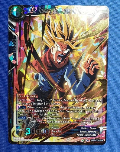 SS2 Trunks Memories of the Past BT7-030 SR Foil Dragon Ball