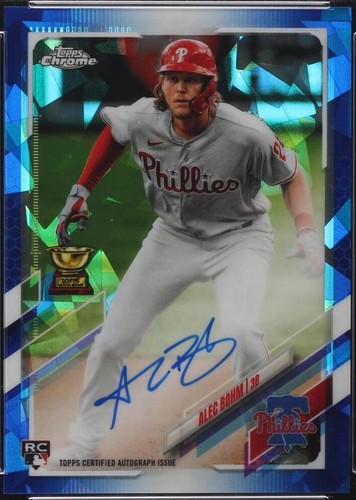 2021 Topps Chrome Sapphire Edition - Alec Bohm #RA-AB