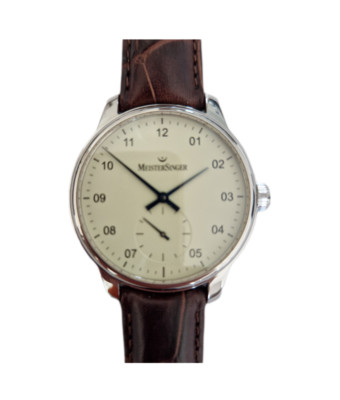 Armbanduhr, Meistersinger, Handaufzug, Peseux 7001, CM301, Rarität