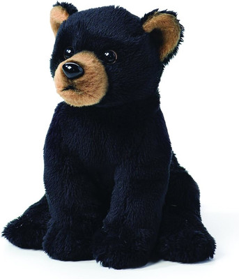 DEMDACO P00137 Children's Plush Beanbag Stuffed Animal Toy, 5.5'', Black Bear Cub