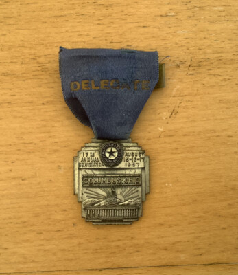 MÉDAILLE AMERICAN LÉGION 1937 COLUMBUS OHIO WW2 ORIGINAL