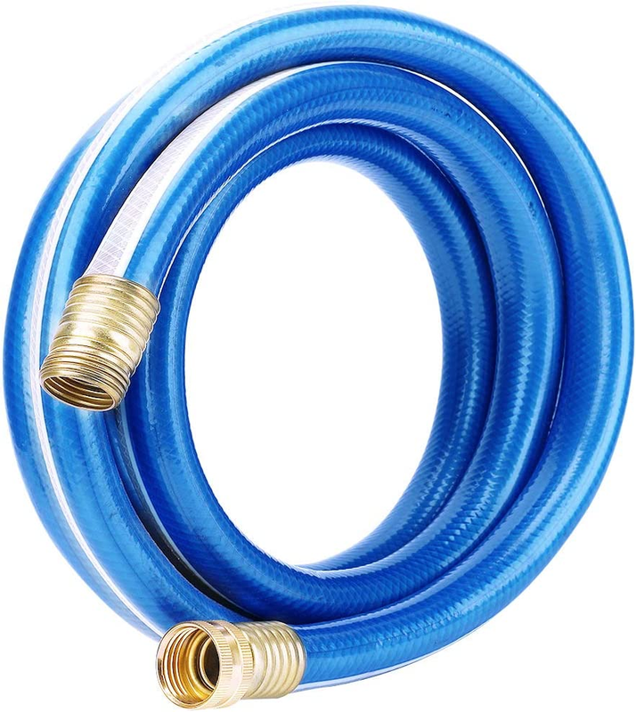 Solution4Patio 3/4 In. X 10 Ft. Short Garden Hose, No Leaking, Blue Lead-Hose