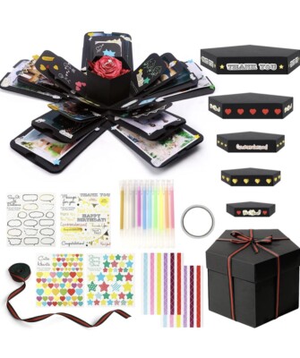 Explosion Box Set, Pentagon Album Gift Box Creative Photo Album Surprise