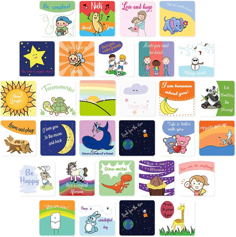 Notes For Kids - 100 Pack Inspirational And Motivational