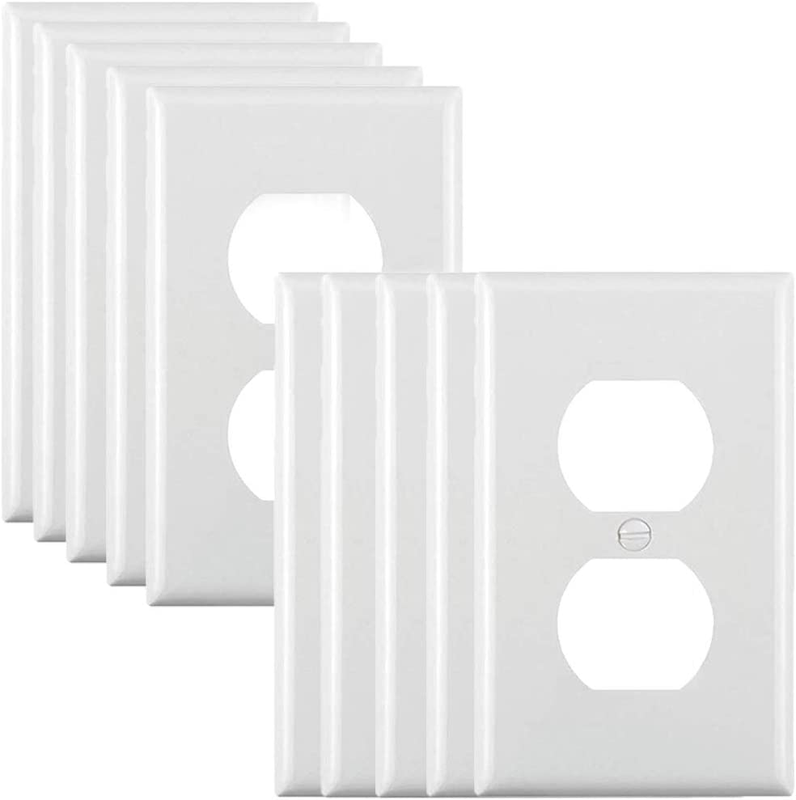 S - Duplex Receptacle Outlet Covers, 10-packs Electrical