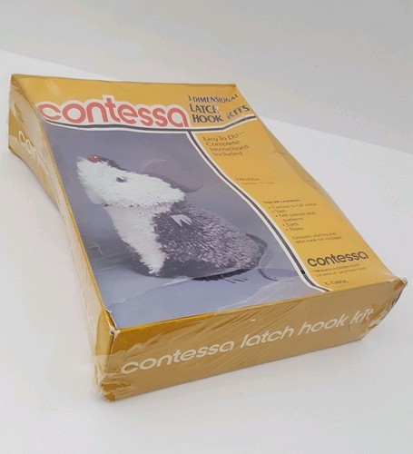 Vintage 1978 Contessa 3D Latch Hook Kit 