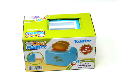  Be A Kid Chef Master- Battery Operated Toaster Light & Sound Ages 3+ -NEW