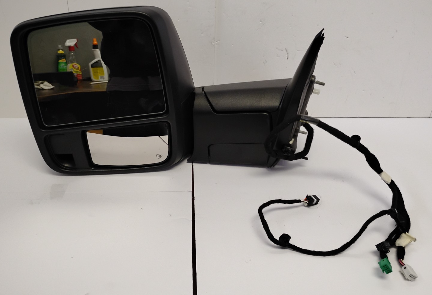 OEM Mopar Black Left Tow Side Mirror For 2023-2024 RAM 2500 3500