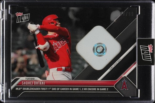 2023 TOPPS NOW MLB #542 SHOHEI OHTANI - BGS TRUE GEM 9.5 w/2