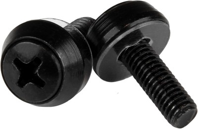 StarTech.com M5 x 12mm - Screws - 50 Pack, Black - M5 Mounting Screws for Server
