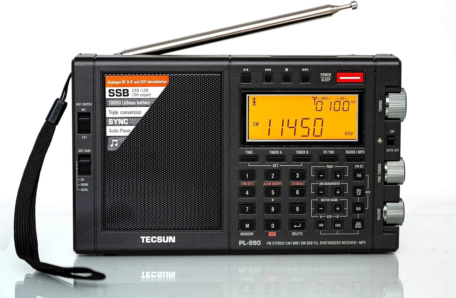 TECSUN PLL World Band Receiver 高性能ラジオ TECSUN PLL World
