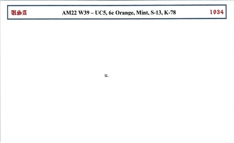 CSS - 1934 6c Orange Airmail, Mint, USPS Cat. $125. - C73