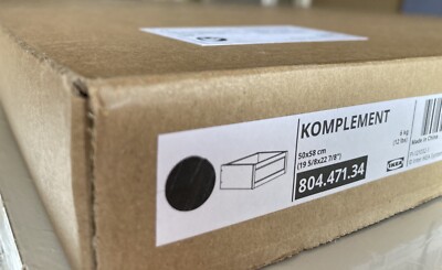 IKEA KOMPLEMENT Drawer  Framed Front Black-brown  19 5/8 x 22 7/8   804.471.34