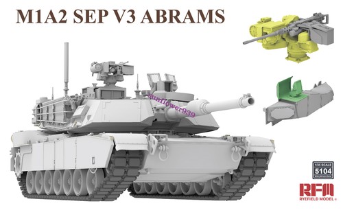 RYEFIELD RM-5104 1/35 M1A2 SEP V3 ABRAMS MODEL KIT | eBay