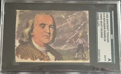 SGC AUTHENTIC  BENJAMIN BEN FRANKLIN James Watt Back 1965 BANCROFT TIDDLERS