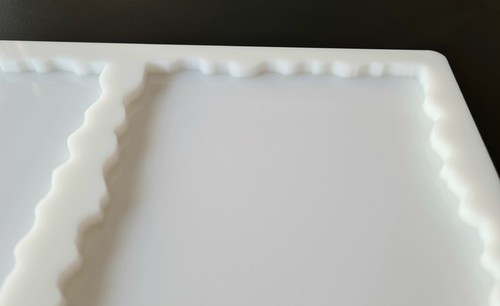 SQUARE Geode Coaster Silicone Mold AU