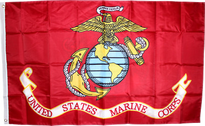 12X18 USMC MARINES Boat Flag UV Protected Waterproof MARINE CORPS LICENSED