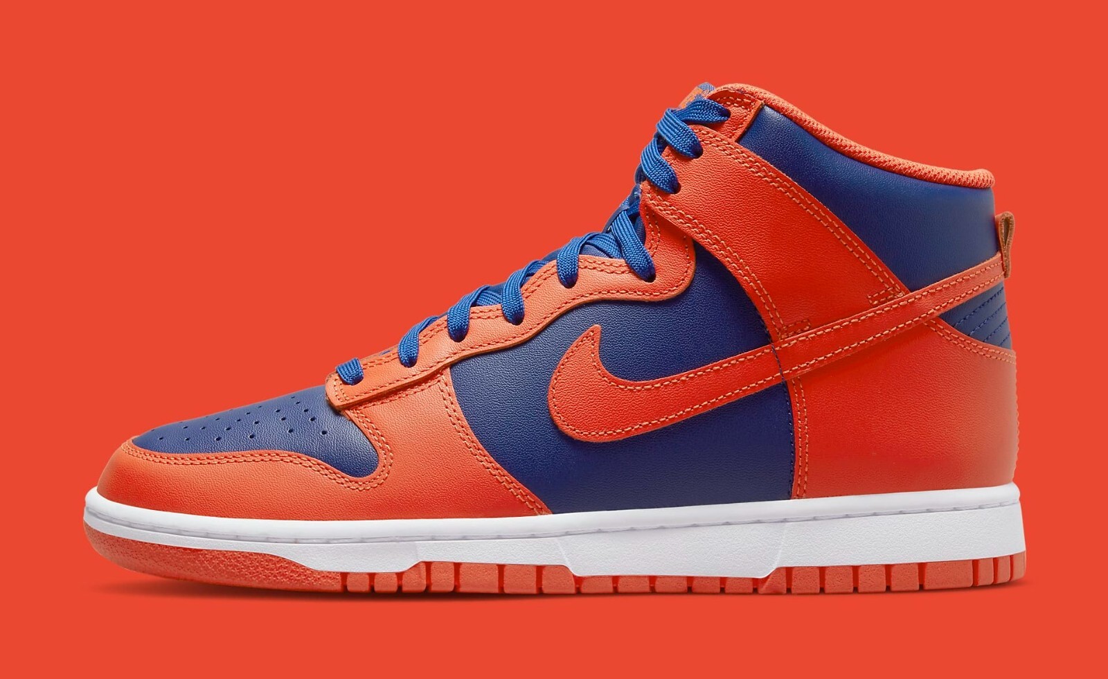 

Мужские кроссовки Nike Dunk High Retro Orange and Deep Royal DD1399-800 US6-12, Оранжевый, Nike Dunk High