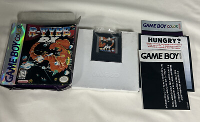 100% AUTHENTIC! R-Type DX Complete  Nintendo Game Boy Color  Box & Manual