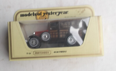 Y-21 1930 Ford A A&J Box General Stores Van Matchbox Models of Yesteryear Toy