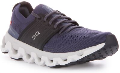 Pre-owned On Running Cloudswift 3 Dual Density Heli Mesh Sneakers Mens Size Us 7 - 13 In Denim