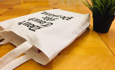 Dont Touch Me Peasant Canvas Tote