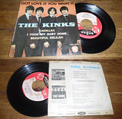 The Kinks – Got Love If You Want It French EP ORG Pye Garage Beat Mods 65'