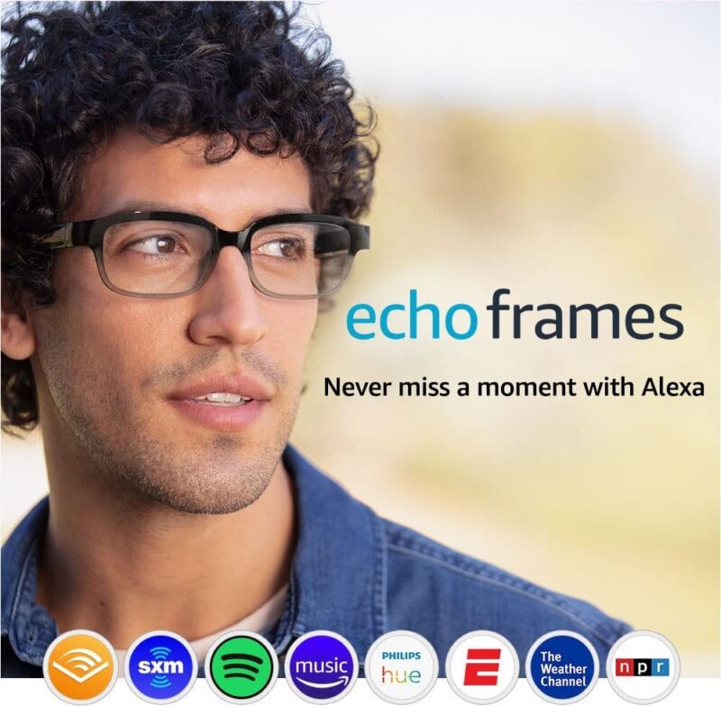 Amazon Echo Frames Audio Glasses 2nd Gen Smart  Alexa Tortoise Prescription