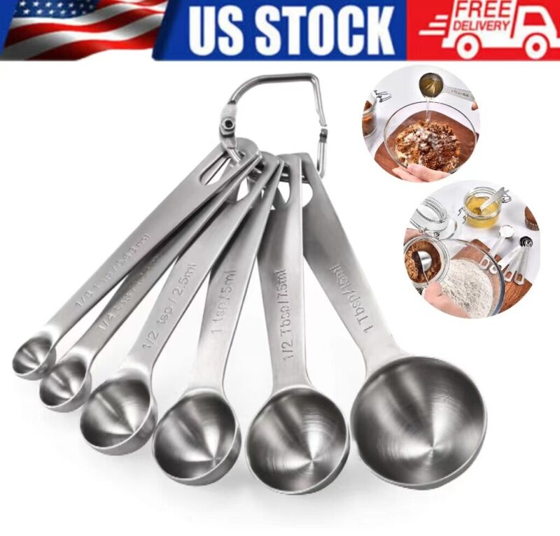 Stainless Measuring Steel 18/8 Spoons Set Cups and quality-01Piece Heavy