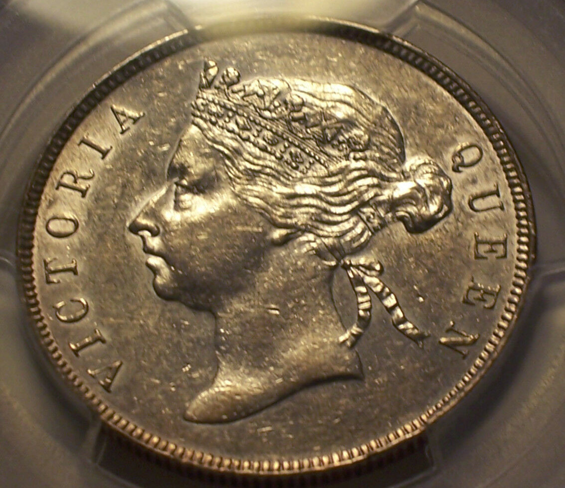 British Honduras 1901 Victoria Fifty Cents 50 Cents. 10,000 Mintage. PCGS Graded