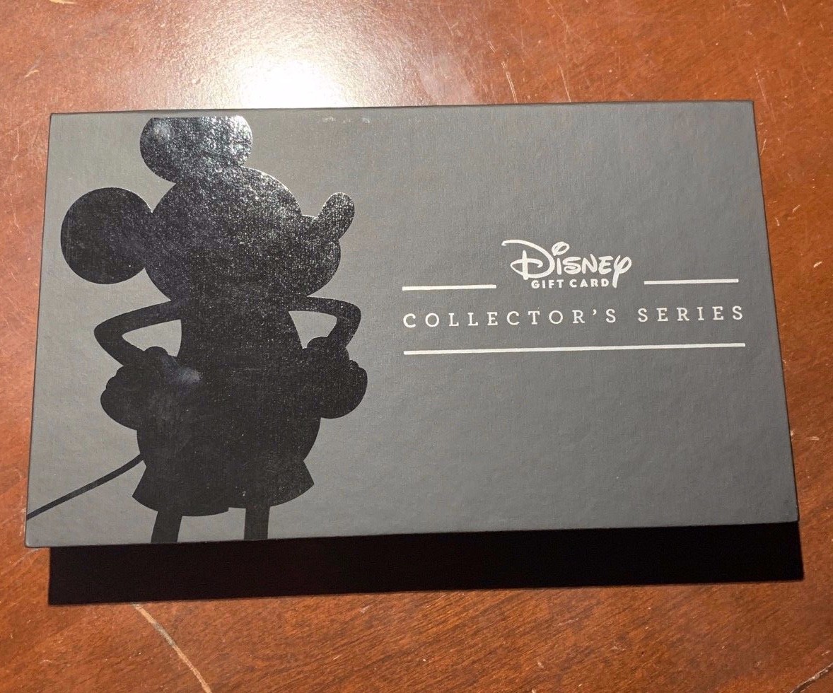 Disney Metal Gift Card Swarovski Crystal Mickey Mouse 90th Birthday LE 5000 NEW