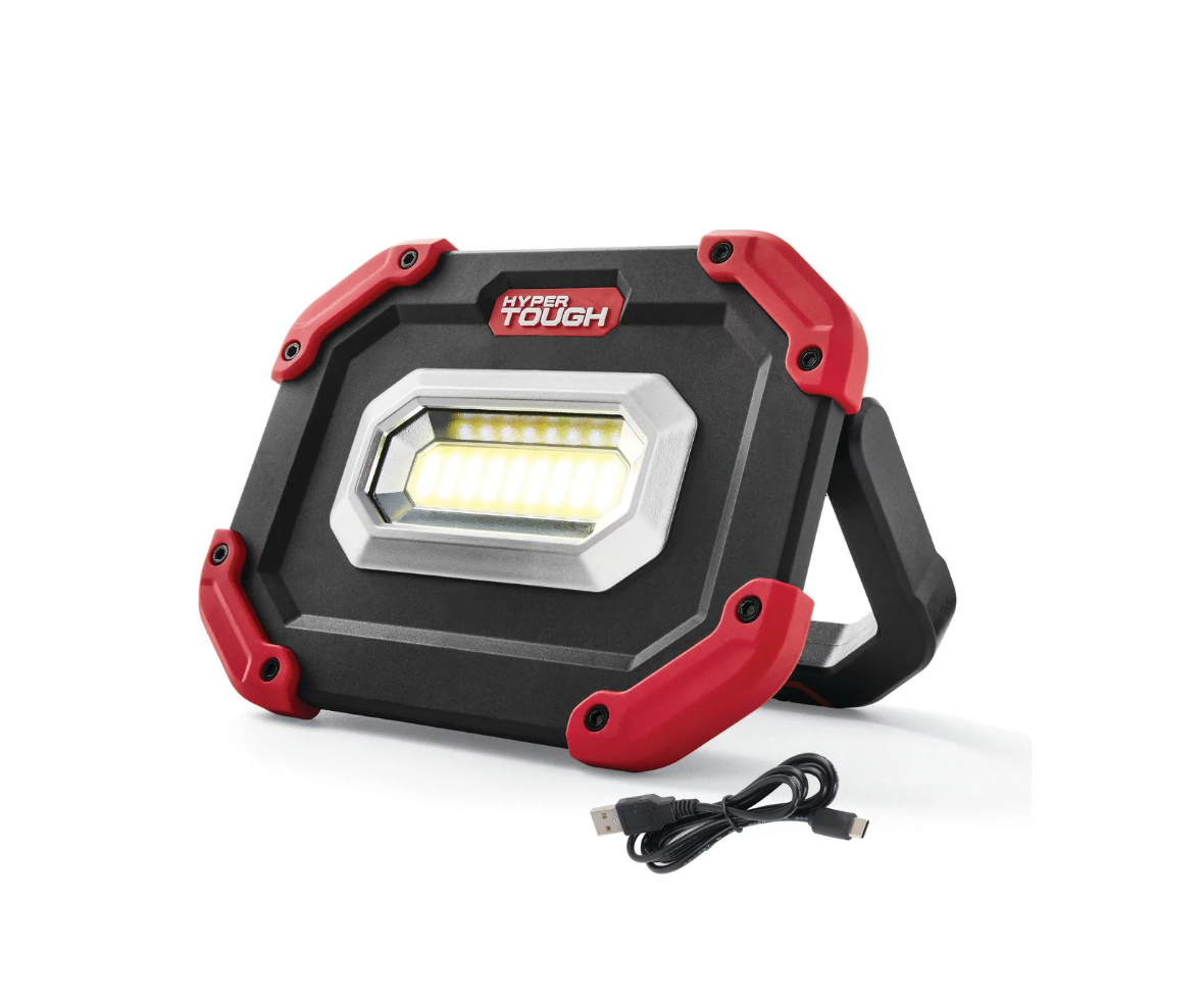 Hyper Tough 1200-Lumen RECHARGEABLE LED WORK LIGHT 3-Modes: 