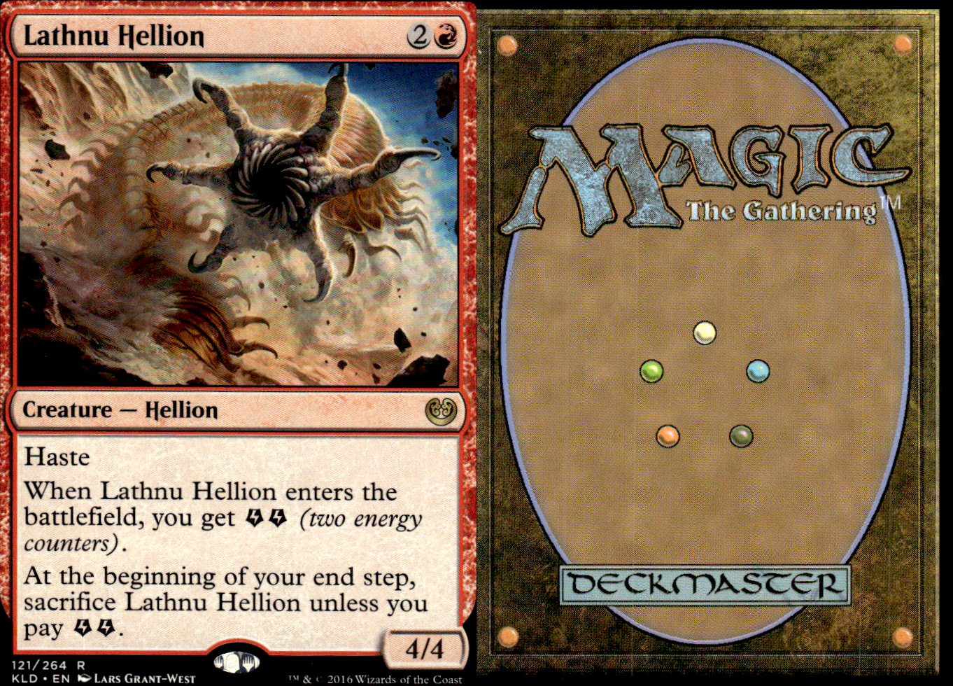 Lathnu Hellion 2x FOIL KLD MTG Kaladesh Rare MINT red Lathnu Hellion 2x FOIL KLD MTG Kaladesh Rare MINT red