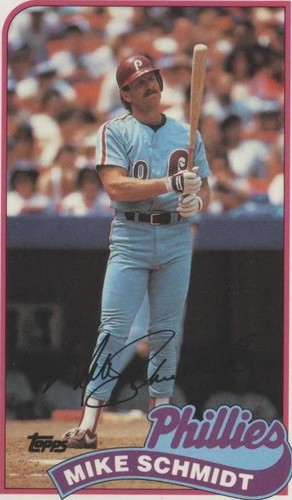1989 Topps/LJN Baseball Talk - Mike Schmidt #72