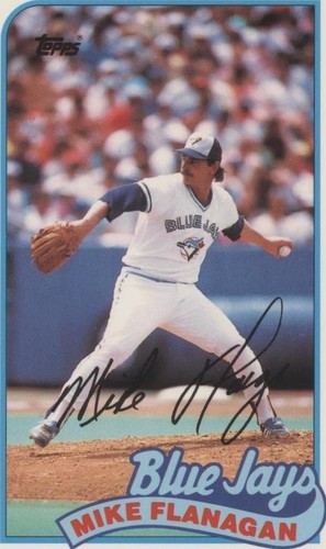 1989 Topps/LJN Baseball Talk - Mike Flanagan #108