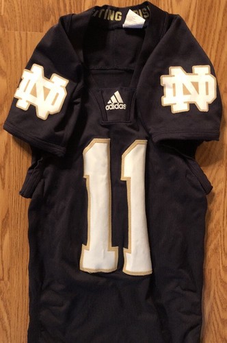 Notre Dame Football 2010 Team Issued Home  Jersey #11