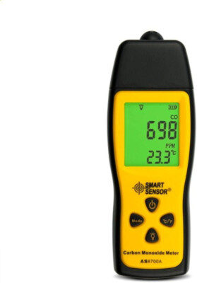 Handheld Carbon Monoxide Meter CO Gas Leak Detector Tester 0-1000PPM w/LCD   /  