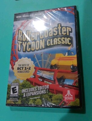 ROLLERCOASTER TYCOON CLASSIC PC WIN/MAC CD-ROM New/Sealed