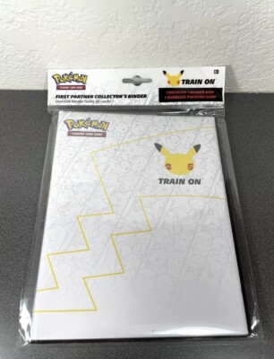 Pokémon TCG 25th Anniversary First Partner Collector s Binder With Pikachu Card