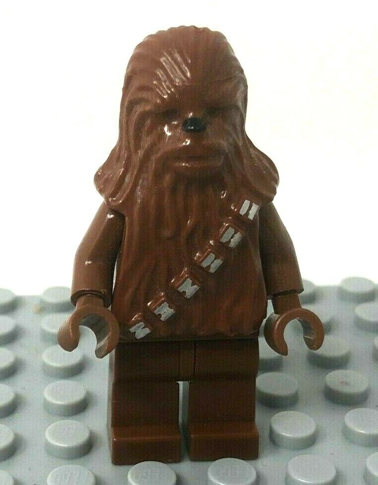 Minifigure:Chewbacca Reddish Brown sw0011a 10179 10188 6212:LEGO Star Wars Minifigures Genuine Clone Troopers or Stormtroopers or Jedis 