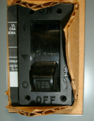 New Square D Complete NQ 125 amp Main Breaker Single phase Panel Board 120/240V