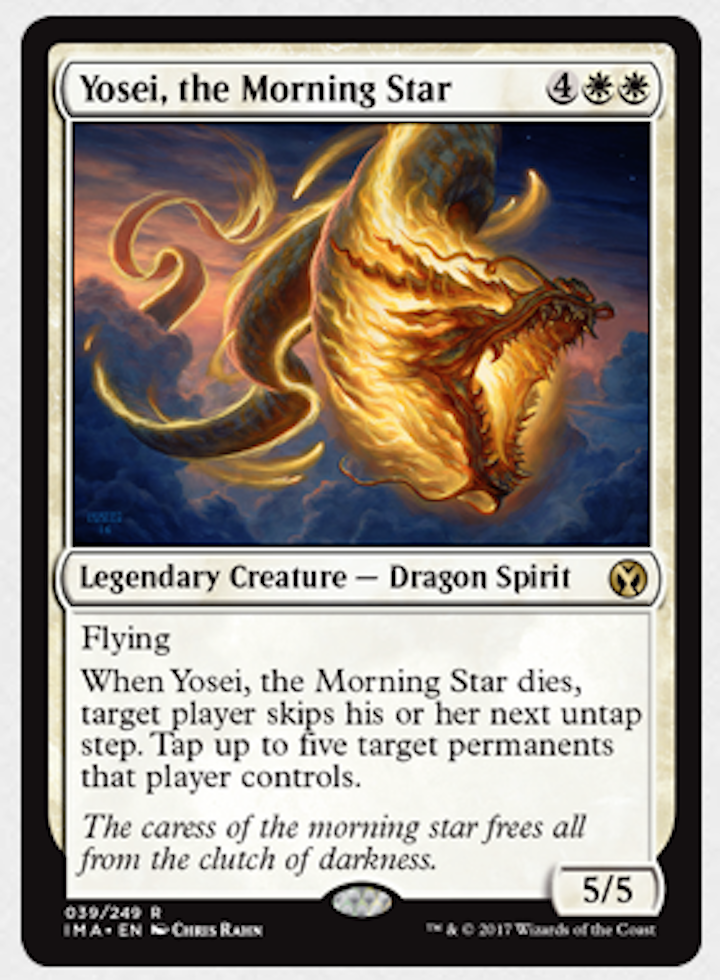 Hascon Playmat Yosei The Morningstar Iconic Masters Magic Gathering Mtg Promo The Gathering Collectible Card Games Accessories
