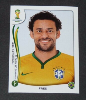 50 FRED FLUMINENSE BRESIL PANINI FOOTBALL FIFA WORLD CUP 2014 BRASIL