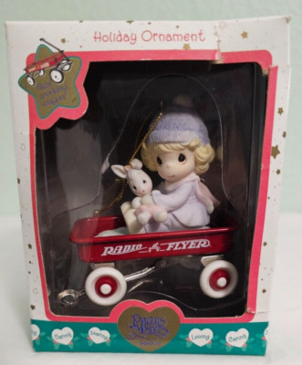 Precious Moments Radio Flyer Wagon  Xmas Ornament
